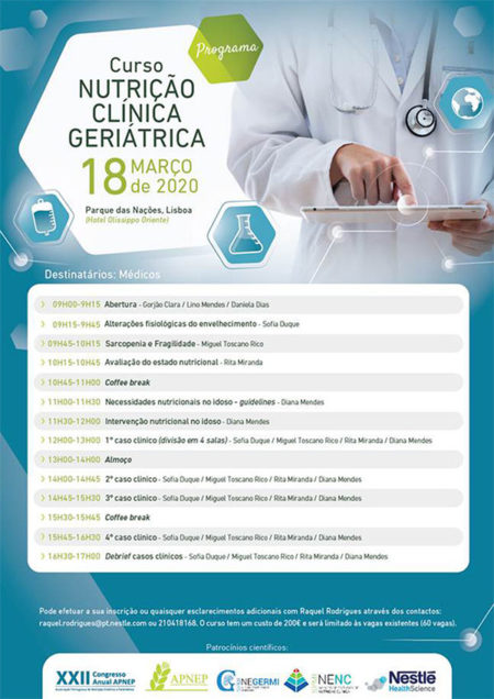 Curso nutrição clínica geriatrica